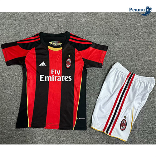 Acquistare Classico Maglie AC Milan Bambino Prima 2010-11