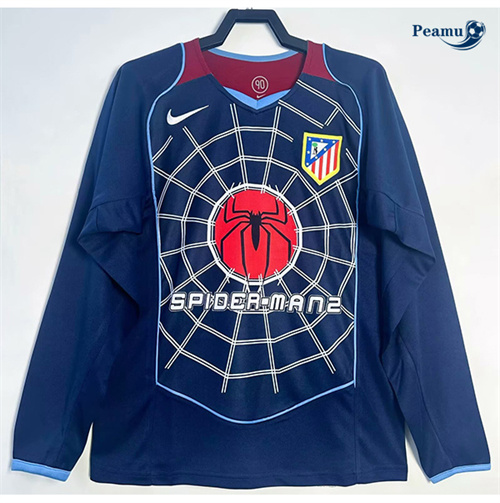 Negozio Classico Maglie Atletico Madrid Seconda Manica lunga 2004-05