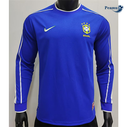 Comperare Classico Maglie Brasile Seconda Manica lunga 1998