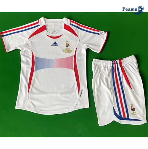 Nuovo Classico Maglie Francia Bambino Seconda 2006
