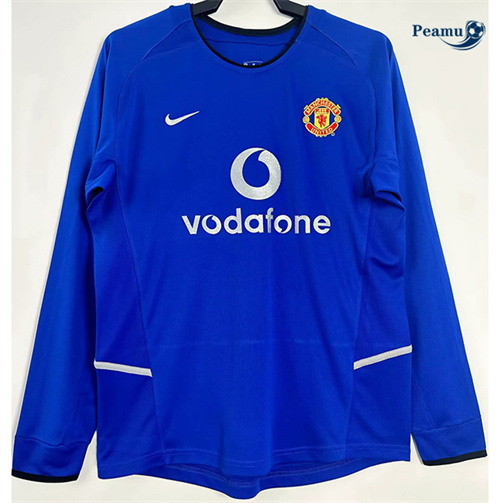 Prezzo Classico Maglie Manchester United Terza Manica lunga 2002-03
