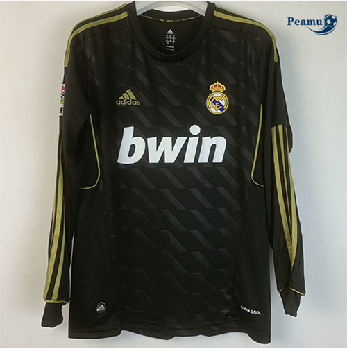 Negozio Classico Maglie Real Madrid Seconda Manica lunga 2011-12