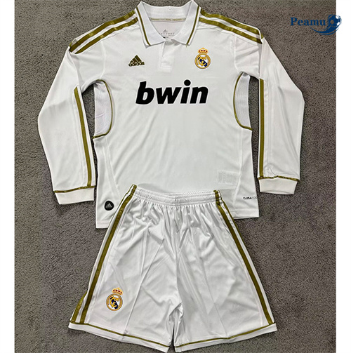 Vendita Classico Maglie Real Madrid Bambino Prima Manica lunga 2011-12