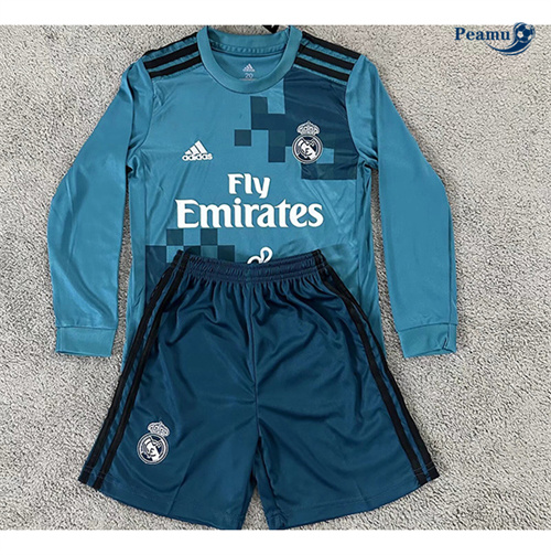 Scelta Classico Maglie Real Madrid Bambino Terza Manica lunga 2017-18