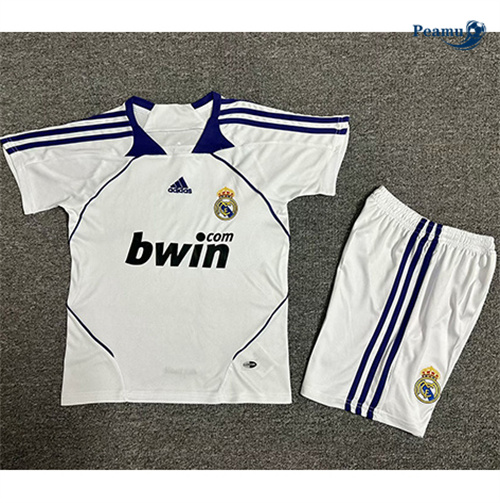 Offrire Classico Maglie Real Madrid Bambino Prima 2007-08