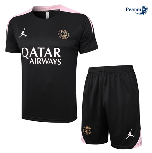Acquistare Kit Maglia Formazione Paris Saint Germain + Pantaloncini Nero 2024-2025