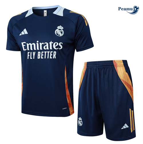 Scelta Kit Maglia Formazione Real Madrid + Pantaloncini blu reale 2024-2025