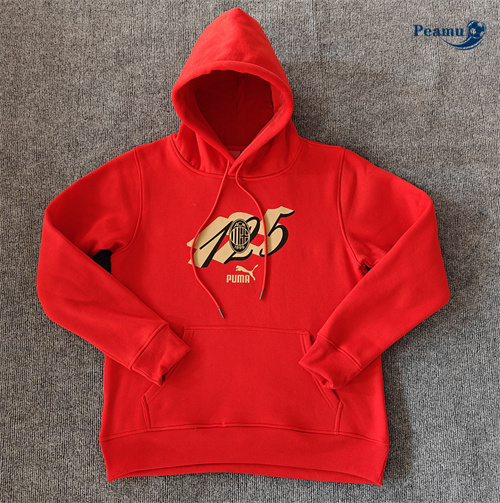 Promozionale Giacca con cappuccio AC Milan anniversaire Rosso 2024-2025