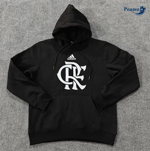 Fornire Giacca con cappuccio Flamengo Nero 2024-2025