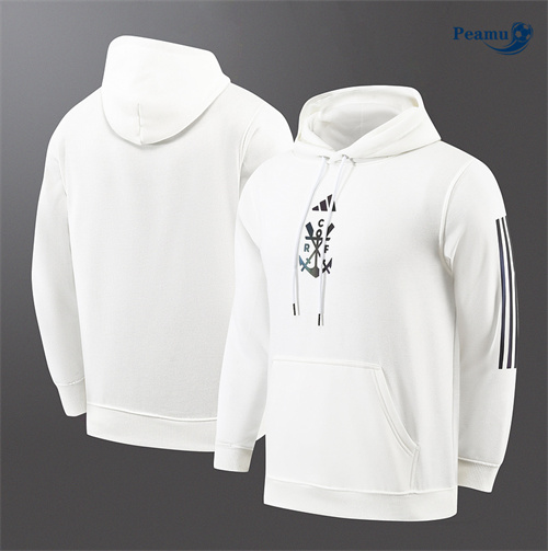 La moda Giacca con cappuccio Flamengo Bianco 2024-2025
