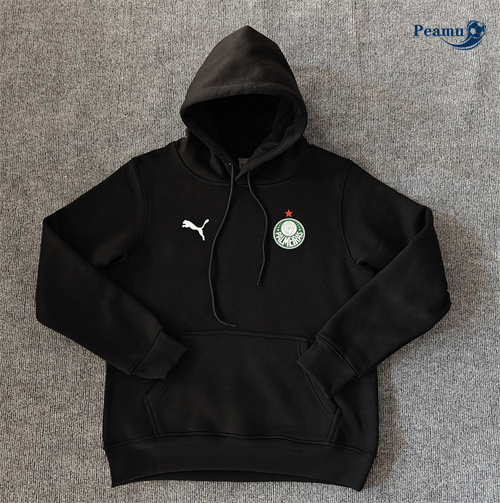 Creare Giacca con cappuccio Palmeiras Nero 2024-2025