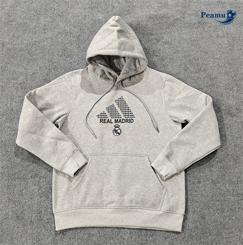 Scelta Giacca con cappuccio Real Madrid Grigio 2024-2025