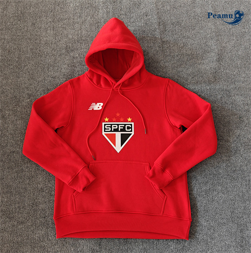 Vendere Giacca con cappuccio Sao Paulo Rosso 2024-2025