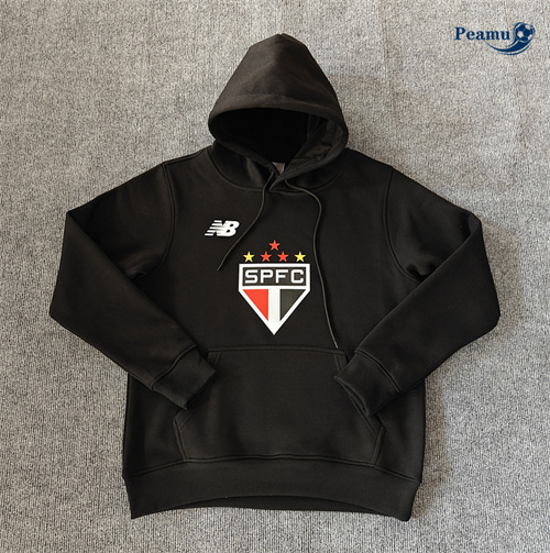 Negozio Giacca con cappuccio Sao Paulo Nero 2024-2025