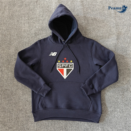 Nuovo Giacca con cappuccio Sao Paulo Blu 2024-2025