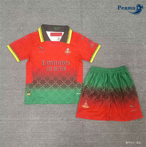 Acquistare Maglia Calcio AC Milan Bambino Quattro 2024-2025
