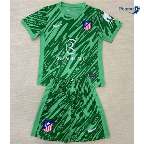 Promozionale Maglia Calcio Atletico Madrid Bambino Portiere Verde 2024-2025