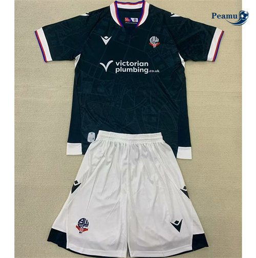 Collezione Maglia Calcio Bolton Wanderer Bambino Seconda 2024-2025