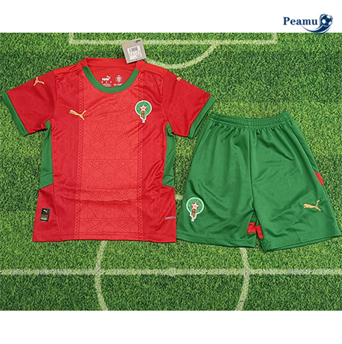 Saldi Maglia Calcio Marocco Bambino Prima 2024-2025