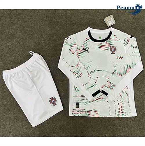 Scelta Maglia Calcio Portogallo Bambino Seconda Manica lunga 2025-2026