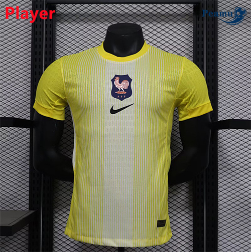 Offrire Maglia Calcio Player Francia Player Portiere Giallo 2025-2026