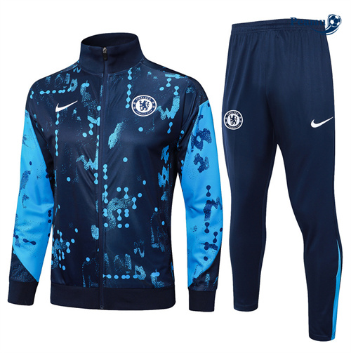 Sconto Tuta Calcio giacca Chelsea blu reale 2024-2025