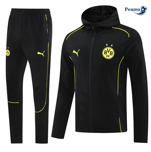 Prezzo Tuta Calcio - con cappuccio Francia Dortmund Nero 2024-2025