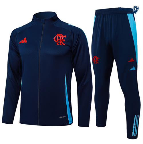 Grossista Tuta Calcio giacca Flamengo blu reale 2024-2025