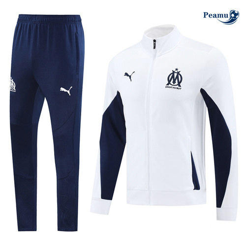 Acquista Tuta Calcio giacca Marsiglia Bianco 2024-2025