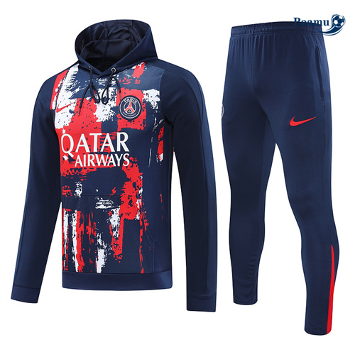 Fornire Tuta Calcio - Felpa con cappuccio Paris Saint Germain blu reale 2024-2025