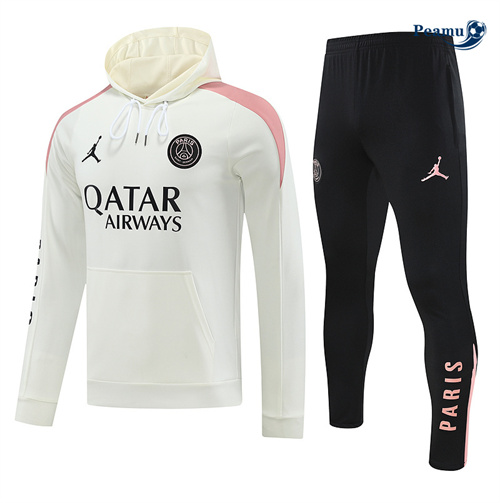 La moda Tuta Calcio - Felpa con cappuccio Paris Saint Germain albicocca 2024-2025