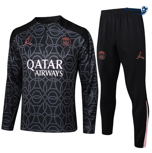 Creare Tuta Calcio Paris Saint Germain Nero 2024-2025