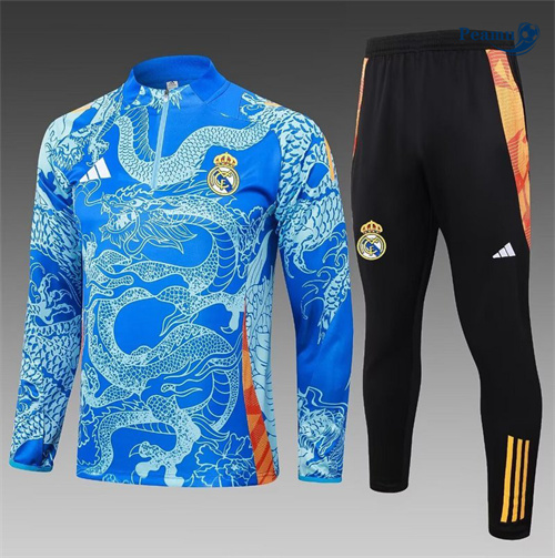 Acquista Tuta Calcio Real Madrid Blu 2024-2025