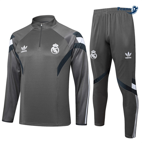 Nuove Tuta Calcio Real Madrid Grigio 2024-2025