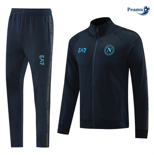 Creare Tuta Calcio giacca SSC Napoli blu reale 2024-2025