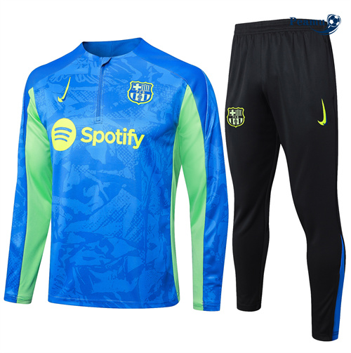 Vendere Tuta Calcio Bambino Barcellona Blu 2024-2025
