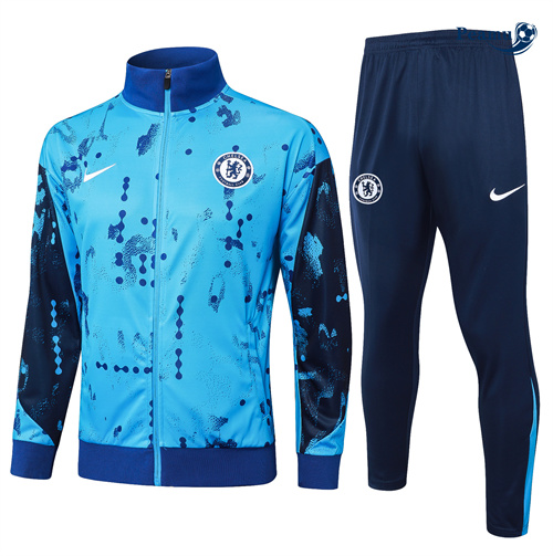 Vendita Tuta Calcio - Giacca Bambino Chelsea Blu 2024-2025