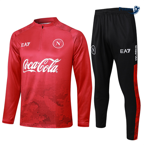 Sconto Tuta Calcio Bambino Napoli Rosso 2024-2025