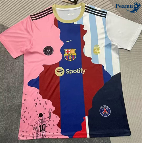 Maglia Calcio Barcellona-PSG Messi Speciale 2025-2026