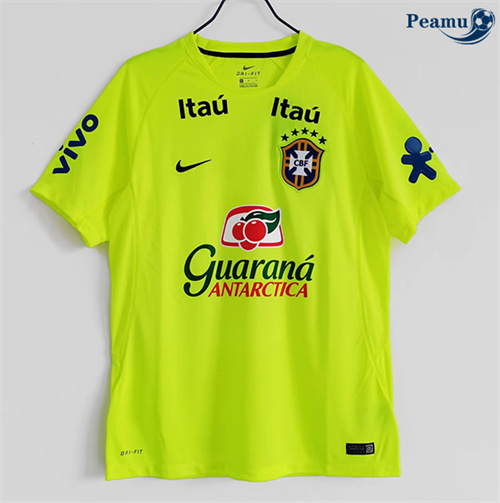 Classico Maglie Brasil Maillot fluorescent Training Verde 2020