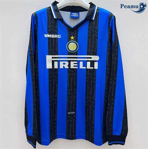 Classico Maglie Inter Milan Maillot Prima Manica lunga 1997