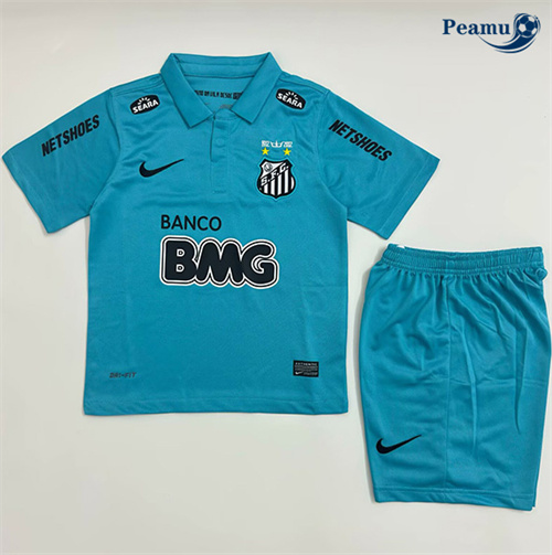 Classico Maglie Santos Bambino Maillot Blu 2012-13