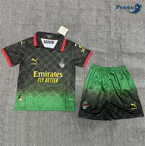 Maglia Calcio AC Milan Bambino 4th nero 2024-2025