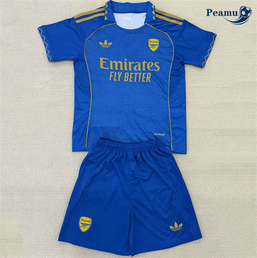 Maglia Calcio Arsenal Bambino Blu 2025-2026