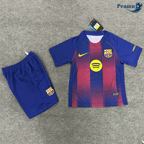 Maglia Calcio Barcellona Bambino Rosso 2025-2026