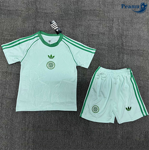Maglia Calcio Celtic Bambino Verde 2025-2026