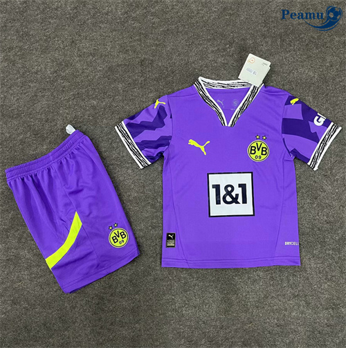 Maglia Calcio Dortmund Bambino Viola 2025-2026