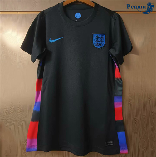 Maglia Calcio Inglaterra Donna Seconda nero 2025-2026