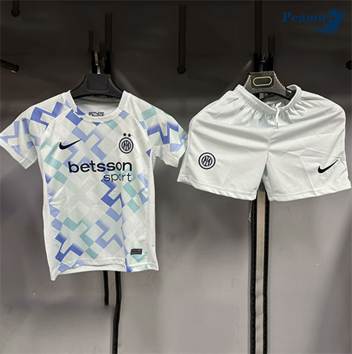 Maglia Calcio Inter Milan Bambino Seconda 2025-2026