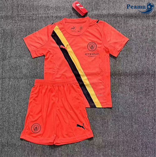 Maglia Calcio Manchester City Bambino Terza 2025-2026